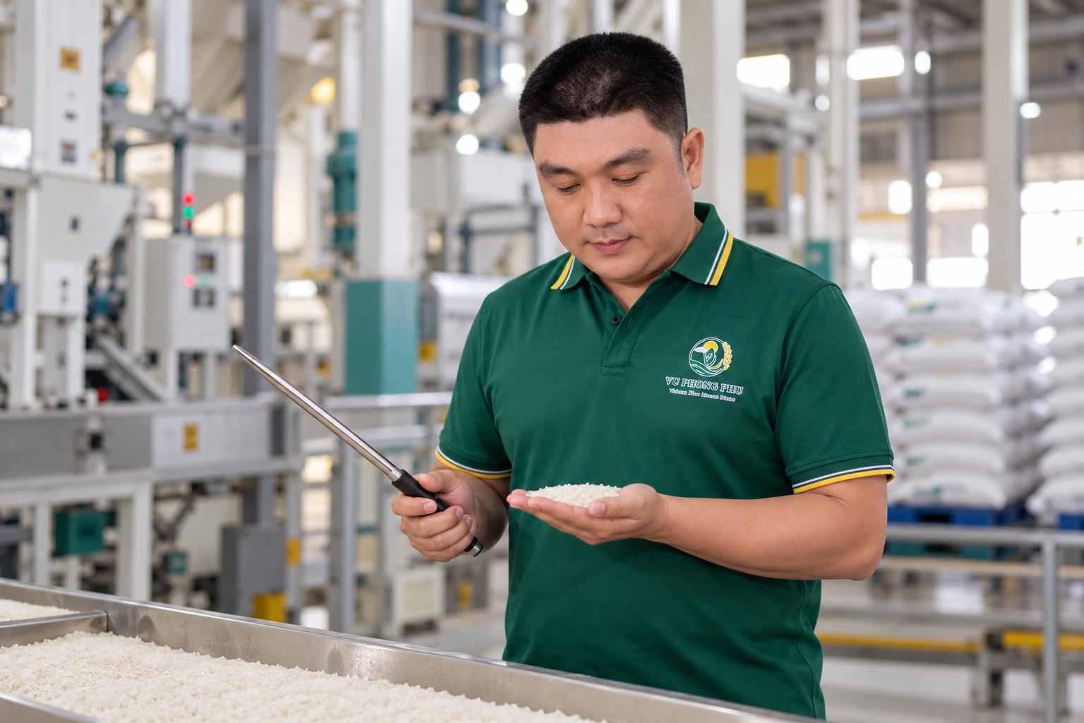 Grain review from the supplied Vũ Phong Phú marketing archive