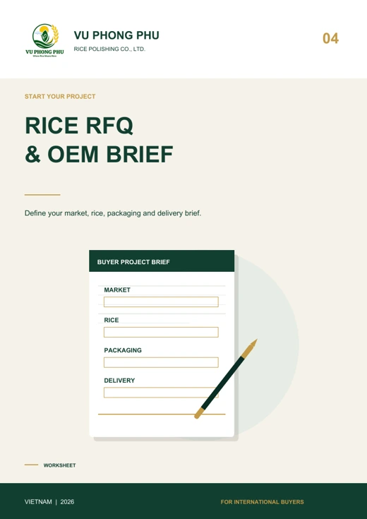 Rice RFQ & OEM Project Brief