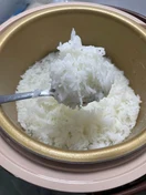 ST25 · Cooked rice on a spoon