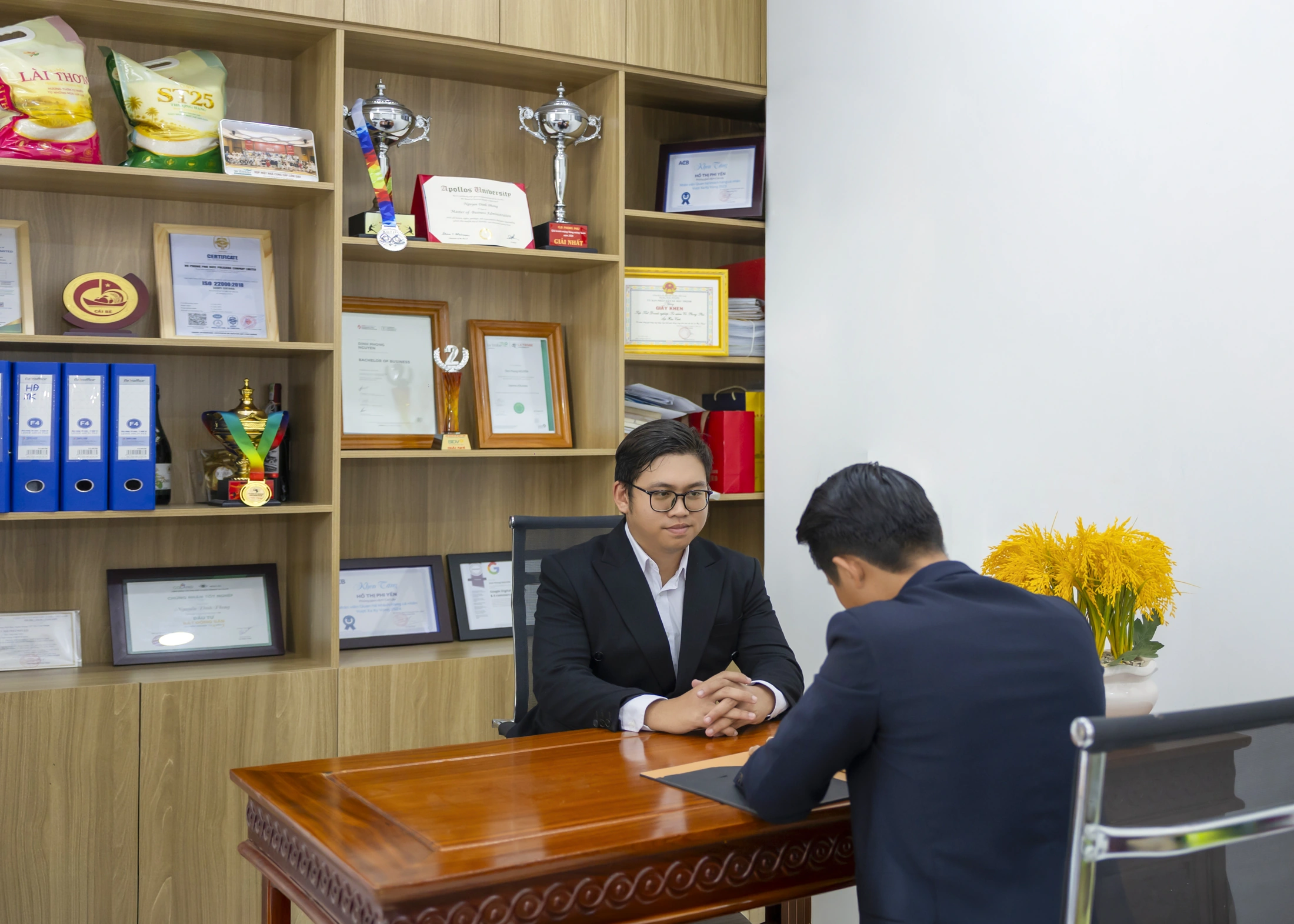 Order discussion at the VPP office