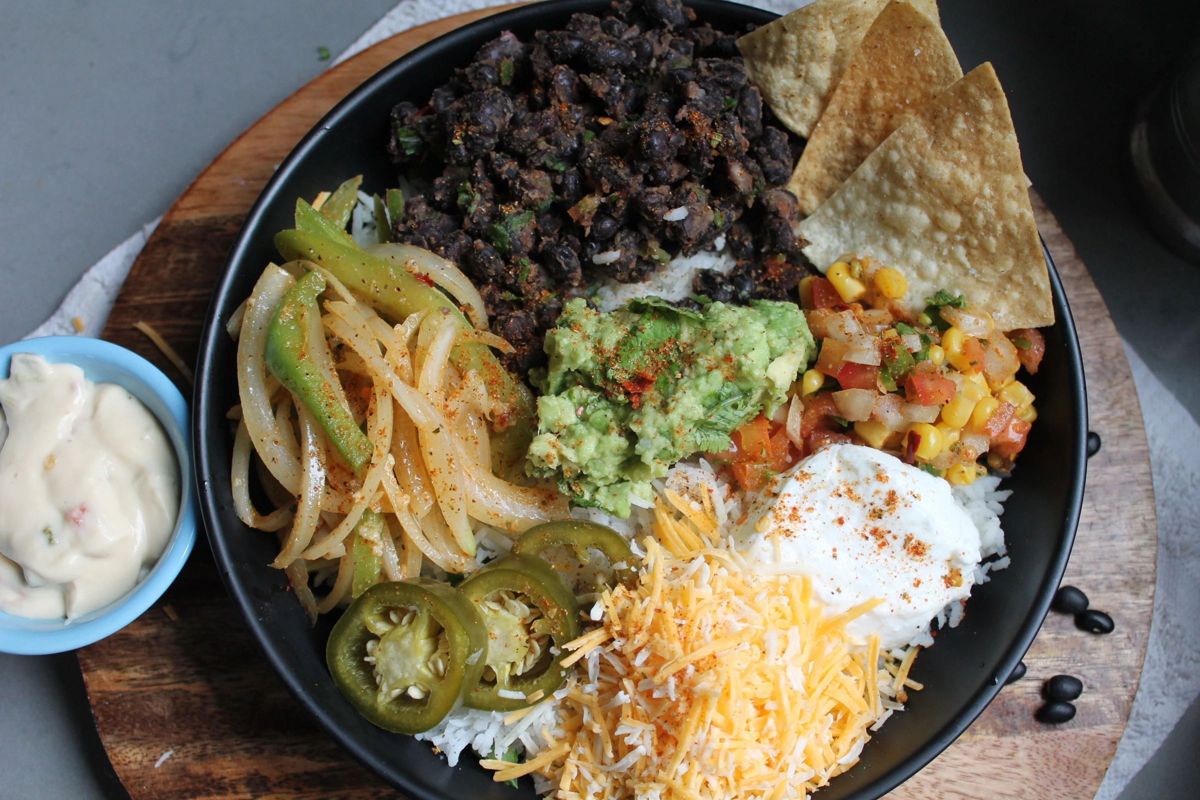 Lime Rice Burrito Bowl with Black Beans — serving inspiration