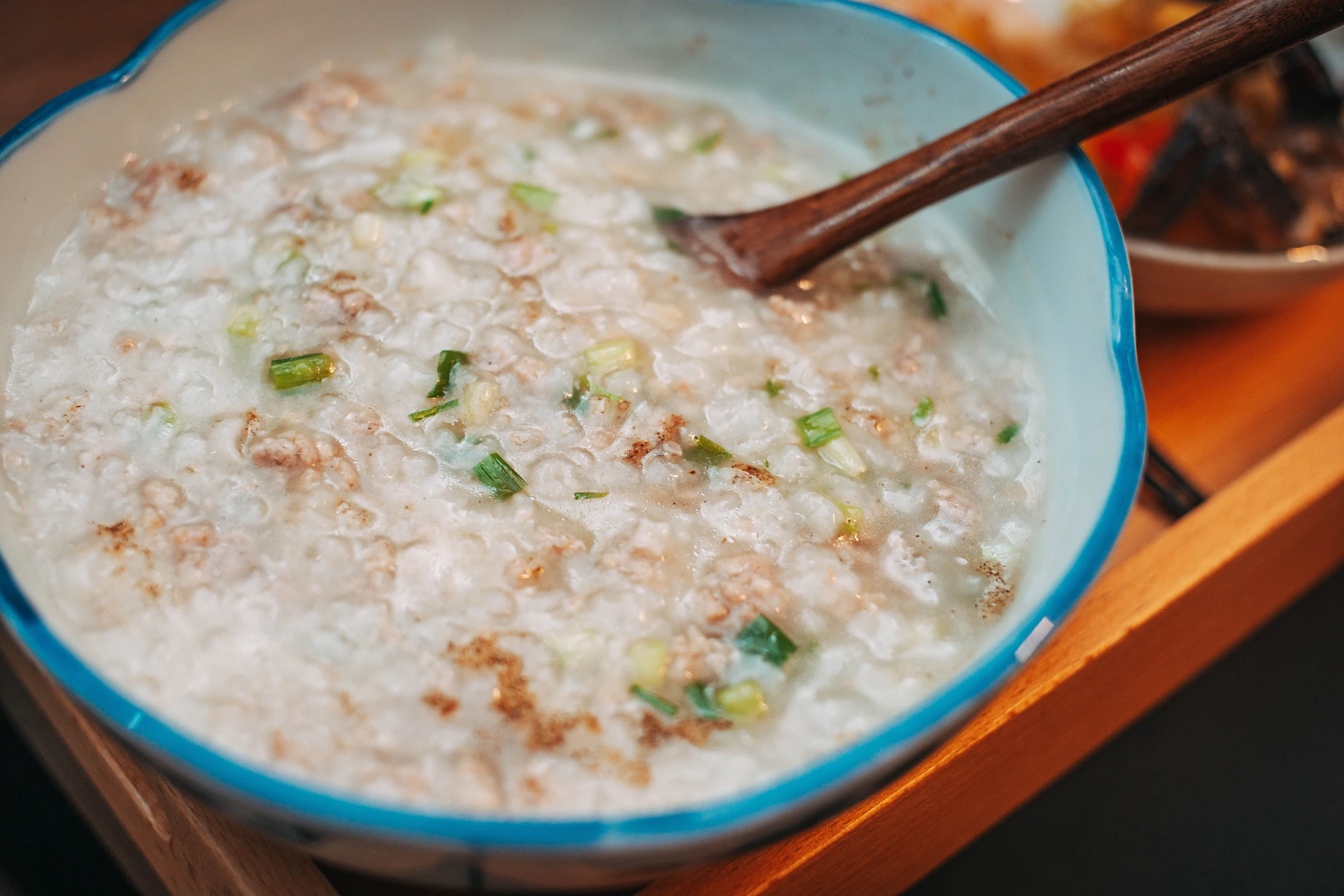 Nàng Hoa Chicken Congee with Ginger — serving inspiration